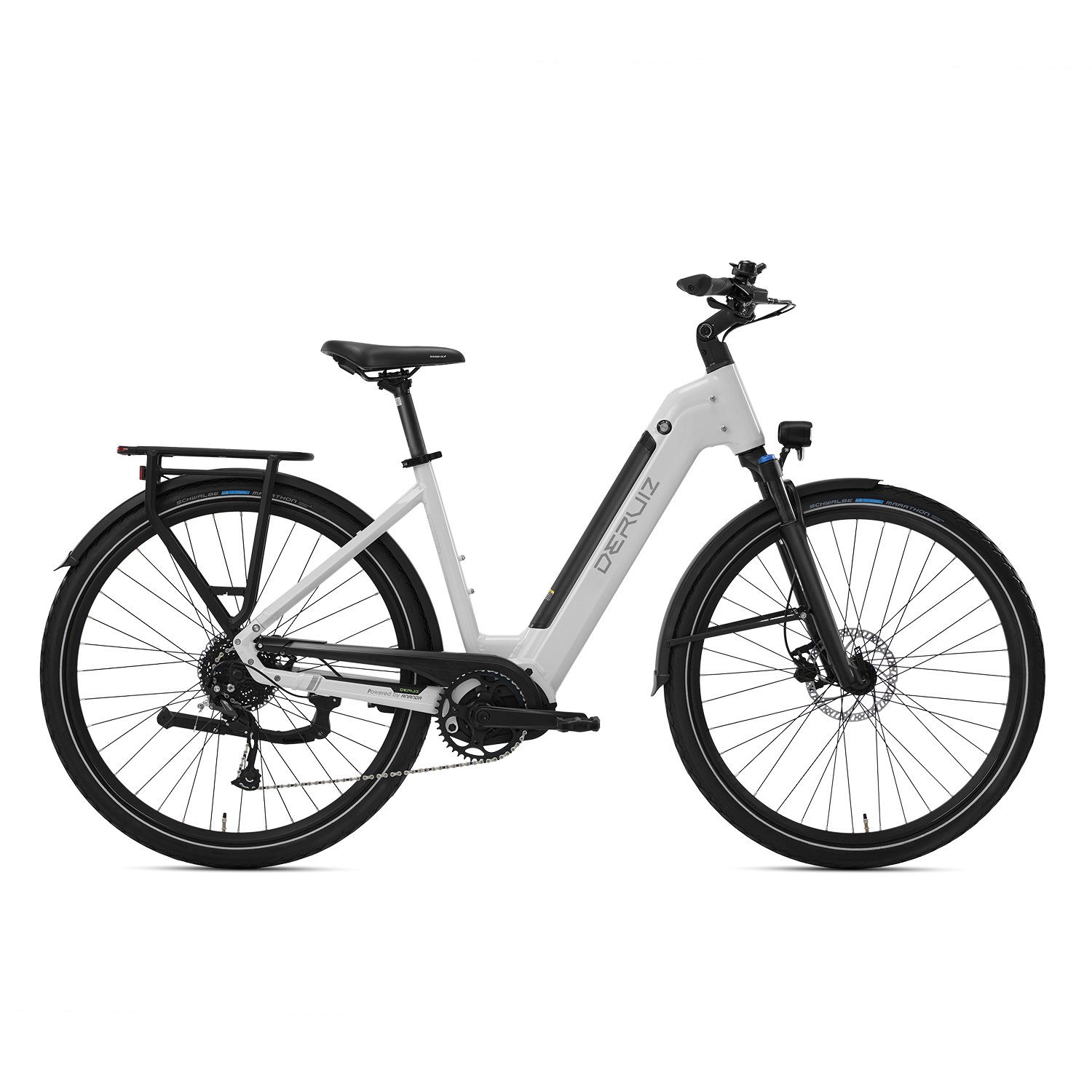 DERUIZ E-Bike MICA-G 28 Zoll E-Bike 250W 80Nm Mittelmotor, 48V / 644Wh Akku, 9 Gang SHIMANO SHIMANO ALTUS, 9-Gang Schaltwerk, Kettenschaltung, Mittelmotor, 644,00 Wh Batterie, (mit Akku-Ladegeräd, mit Werkzeug), 644Wh Batterien mit großer Kapazität,