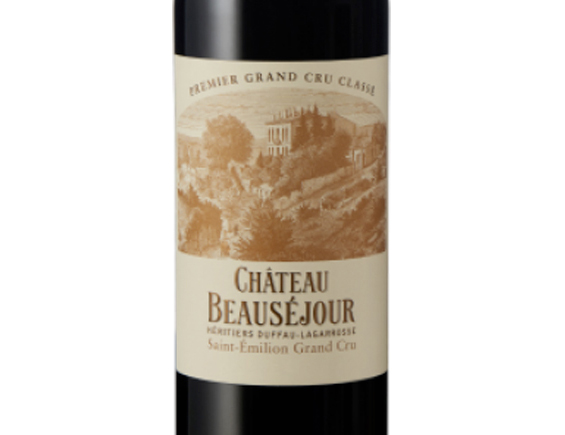 Château Beauséjour Héritiers Duffau-Lagarrosse 2017 Bordeaux Saint-Emilion Grand Cru