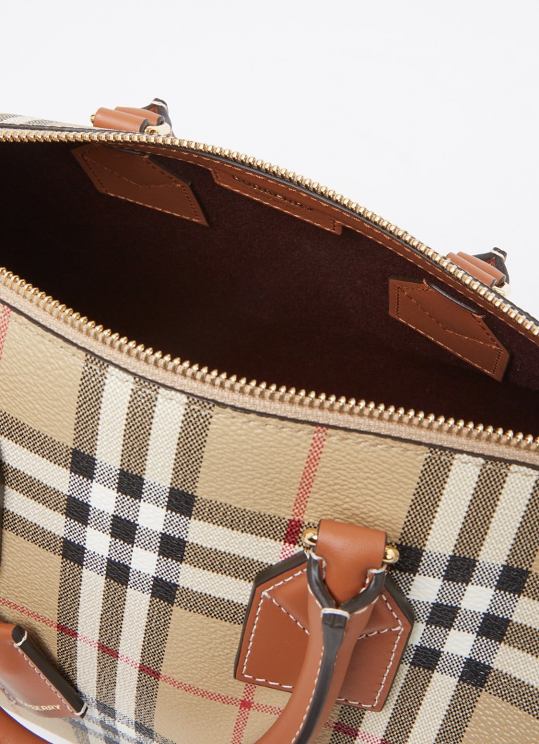 Burberry rokassoma ar rūtainu rakstu un noņemamu plecu siksnu