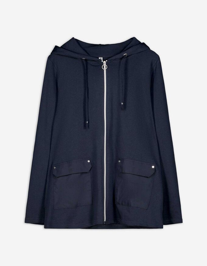 Sweatjacke - Baumwoll-Mix