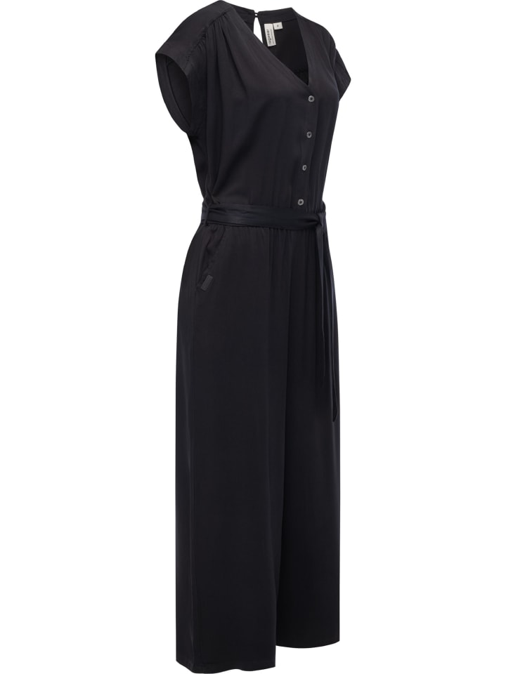 ragwear Jumpsuit Glina in Black günstig kaufen