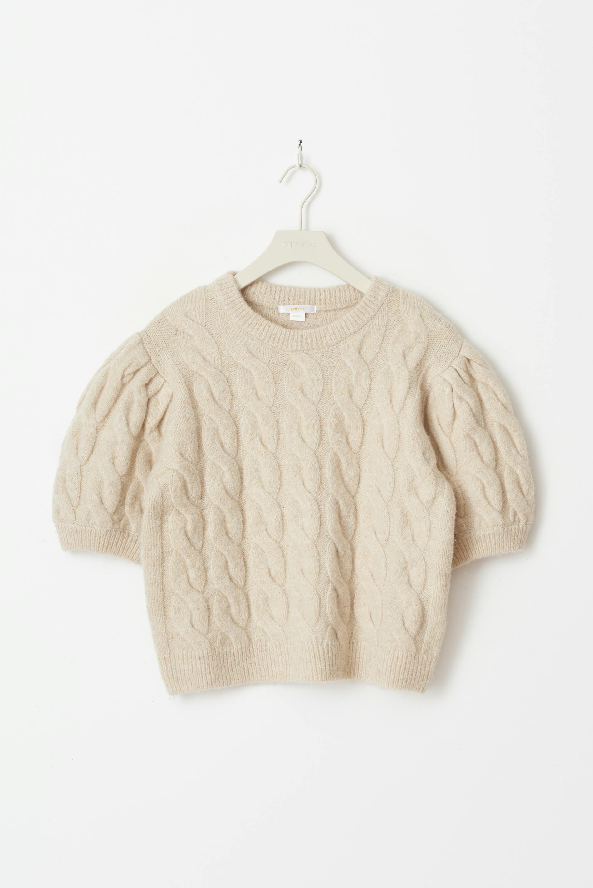 Y puff sleeve kn top