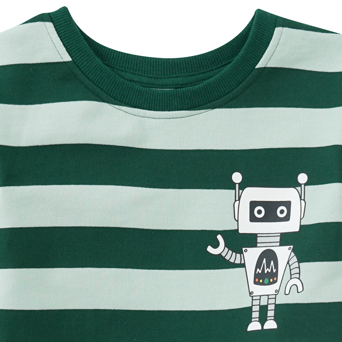 Kinder Sweatshirt mit Blockstreifen