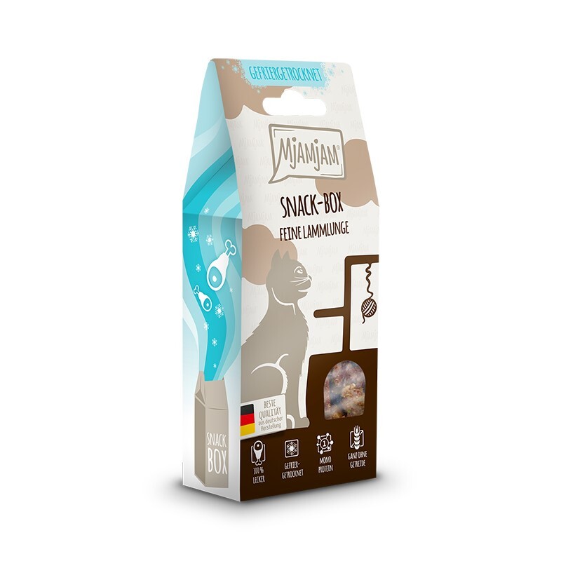 MjAMjAM Snacks MjAMjAM Snack-Box feine Lammlunge, 35 g