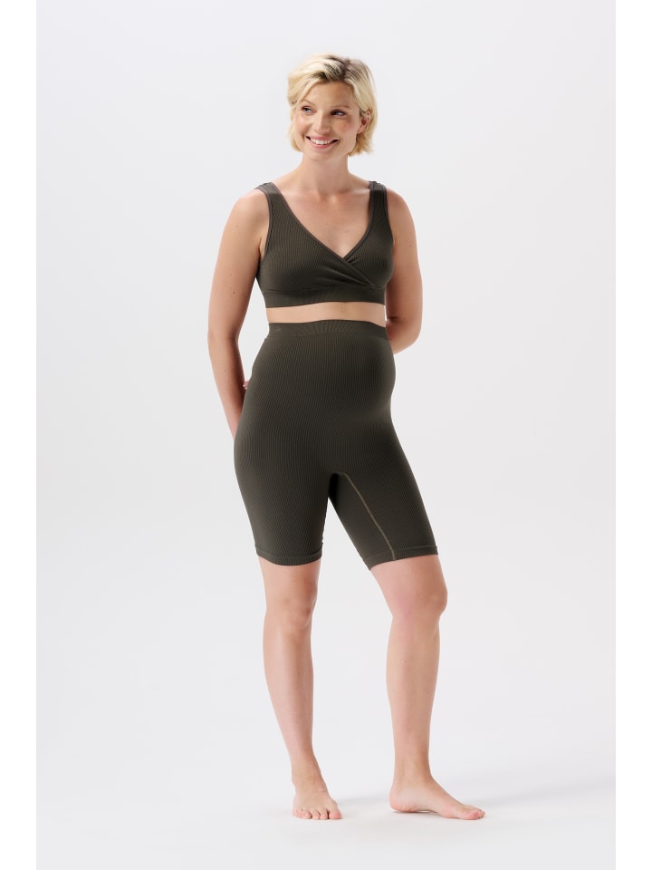 Noppies Umstandsshorts Biker Shorts Nais in Olive günstig kaufen