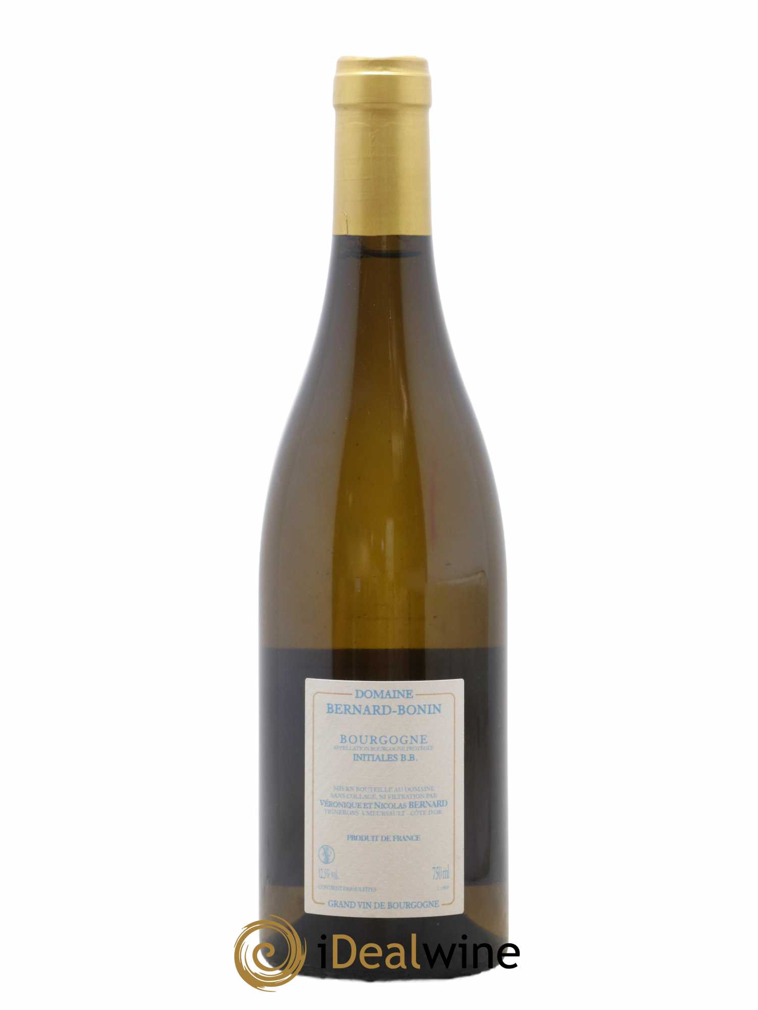 Bourgogne Initiales BB Bernard Bonin  2018 - Lot de 1 Bouteille