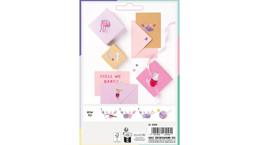folia Wabenball-Sticker SWEET OCEAN 18-teilig