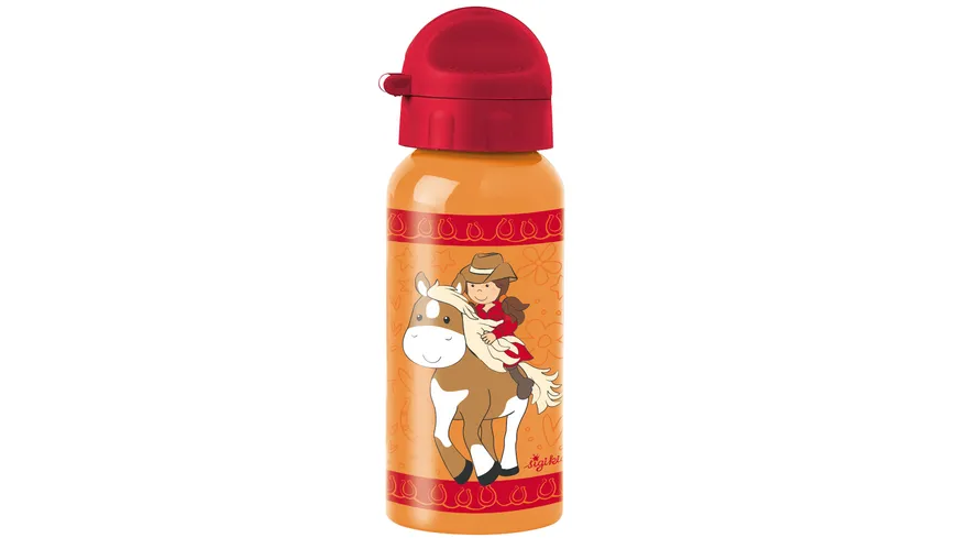 sigikid - Kinder Edelstahl-Trinkflasche Pferdefreundin Gina Galopp