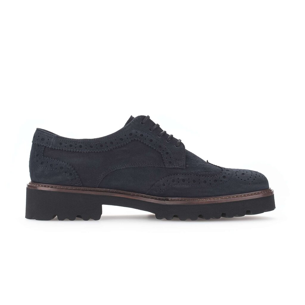Gabor fashion Schnürschuh blau