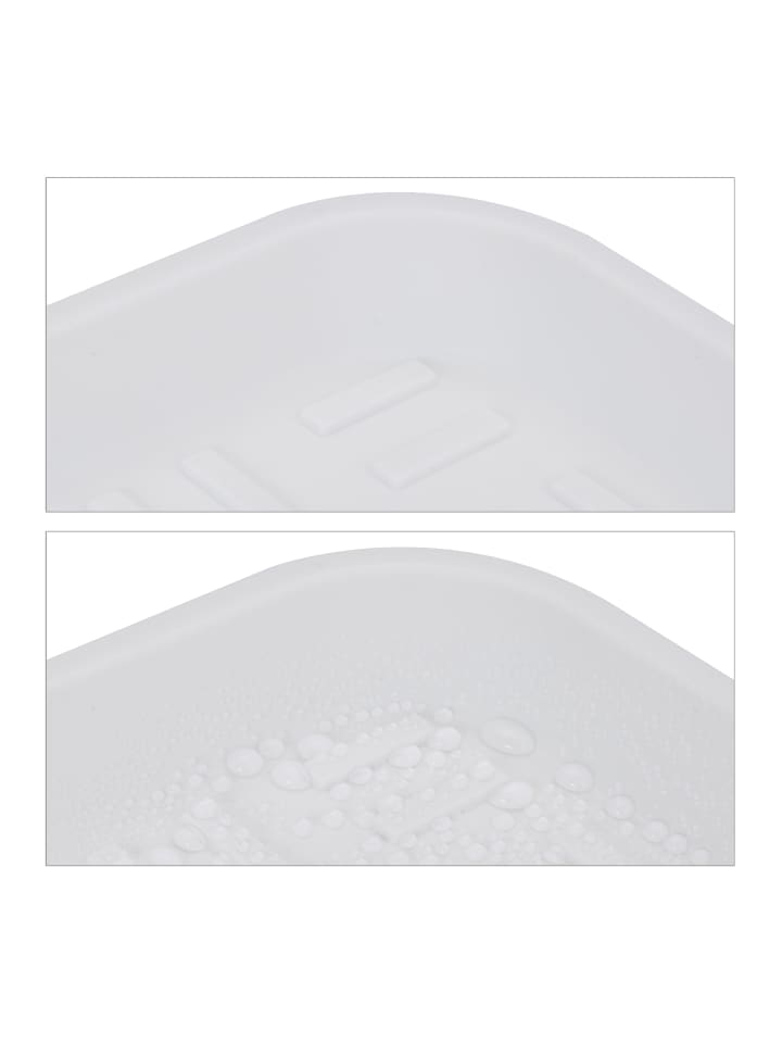 relaxdays 2 x Schuhabtropfschale in Weiß - (B)74x (H)3,5 x (T)36 cm günstig kaufen onesize