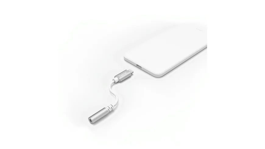 Hama Lightning-Adapter auf 3,5-mm-Audiobuchse, Weiß