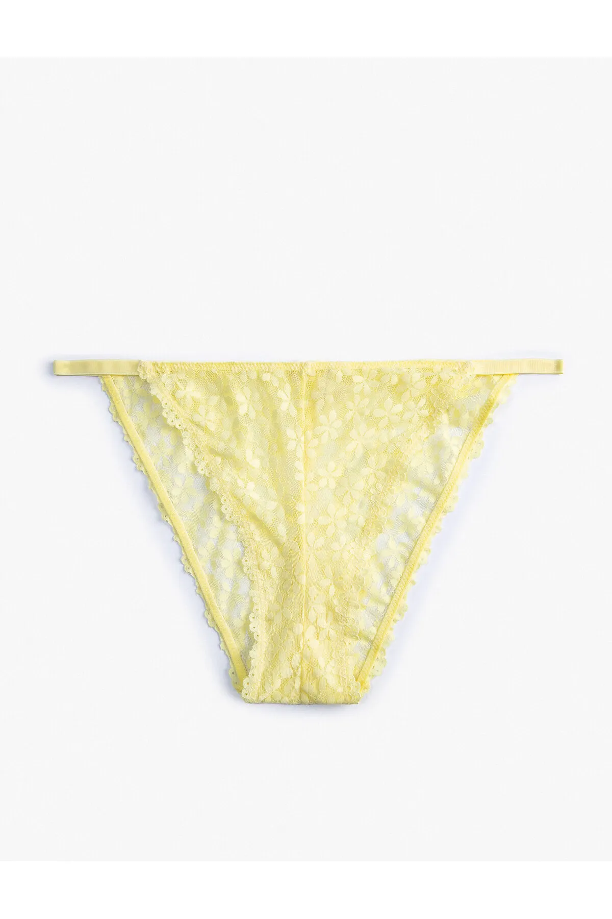 Koton  Brasilianisches Höschen mit Spitze und Blumenmuster, normale Taille