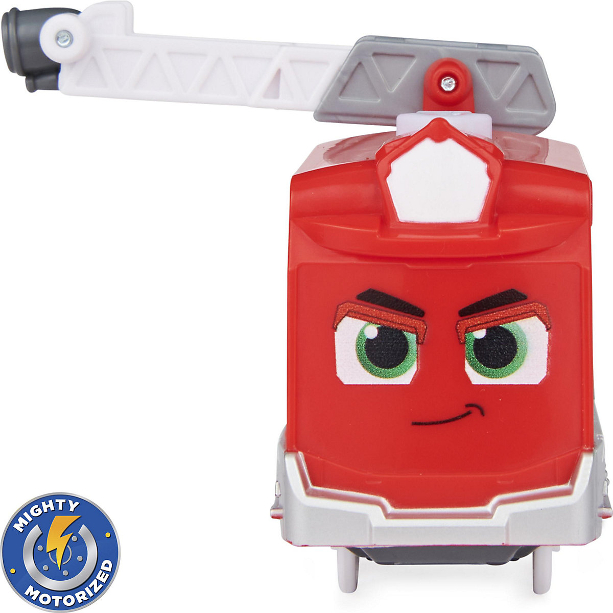 Mighty Express Motorisierter Zug Roter Retter mit Güterwaggon