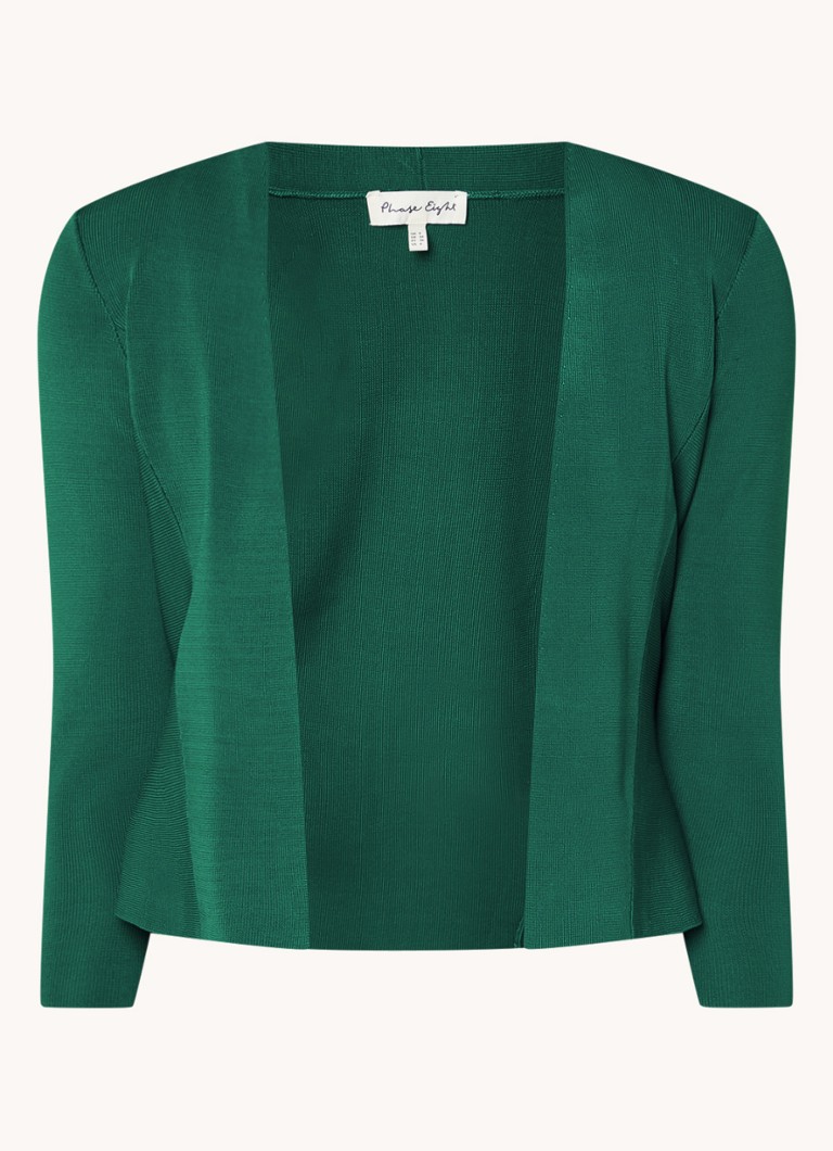 Cardigan Phase Eight Salma cu tricotaj fin texturat și deschis
