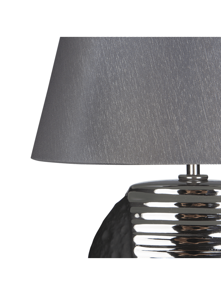 Beliani Tischleuchten ESLA in Grau/Schwarz/Silber - (W) 30 x (H) 41 x (L) 30 cm günstig kaufen onesize
