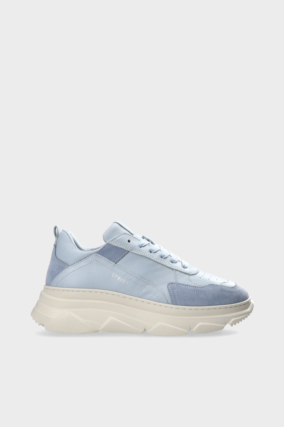 CPH46 leather mix light blue