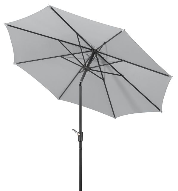 Schneider Schirme Schneider Sonnenschirm Harlem, ca. 270 cm Ø, silbergrau