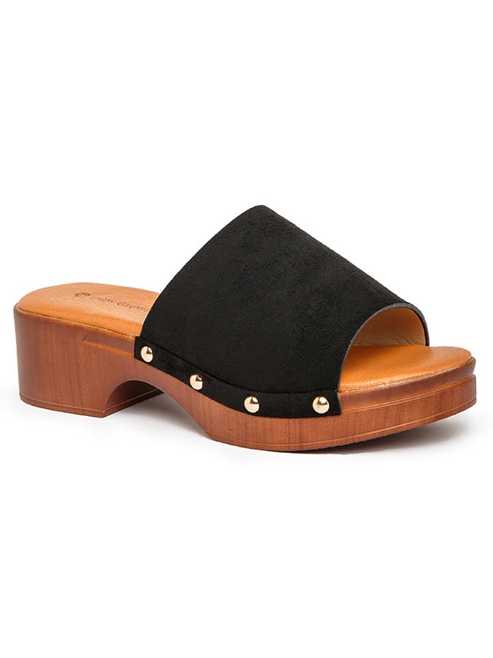 Foreverfolie Clogs in Schwarz günstig kaufen