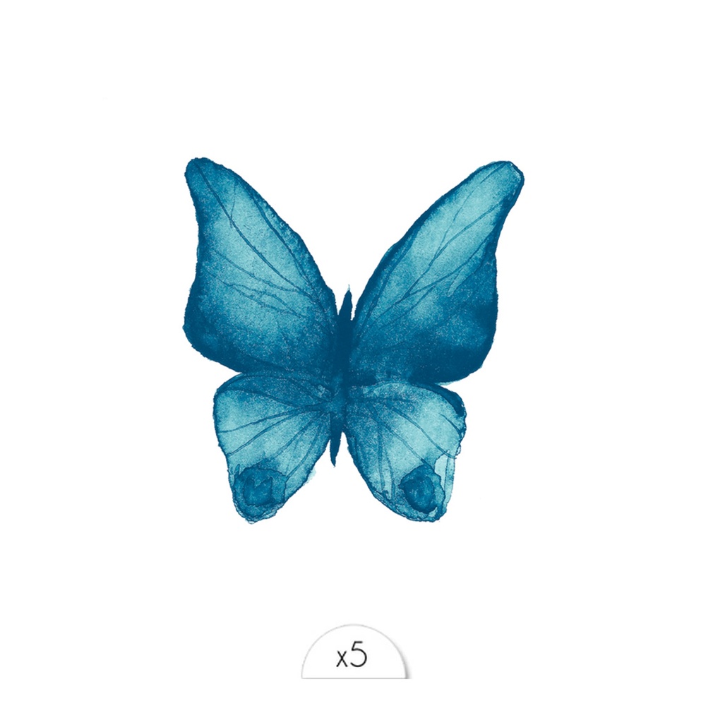 Sioou Papillon Tatouage éphémère
