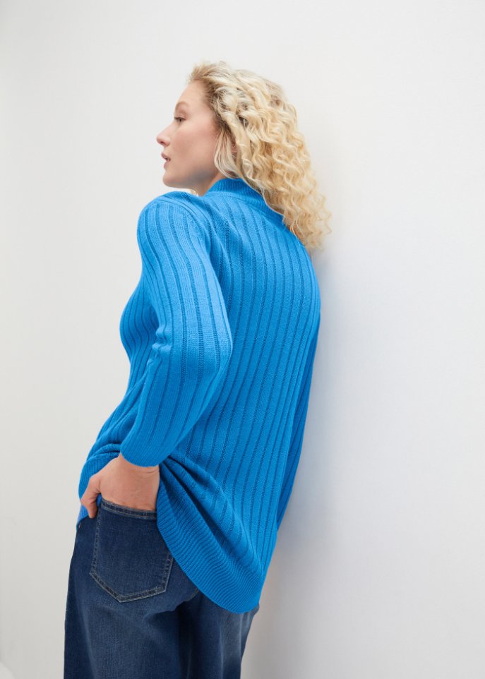 Pullover mit Stehkragen