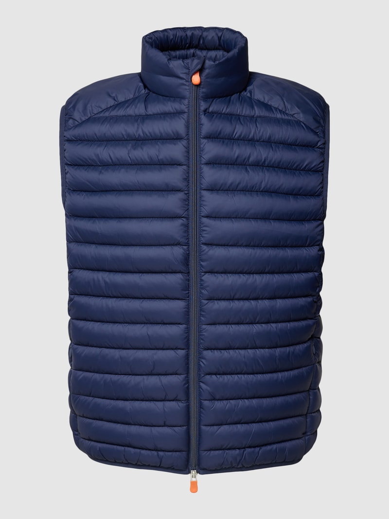 Steppweste mit Stehkragen Modell 'ADAM' in marineblau