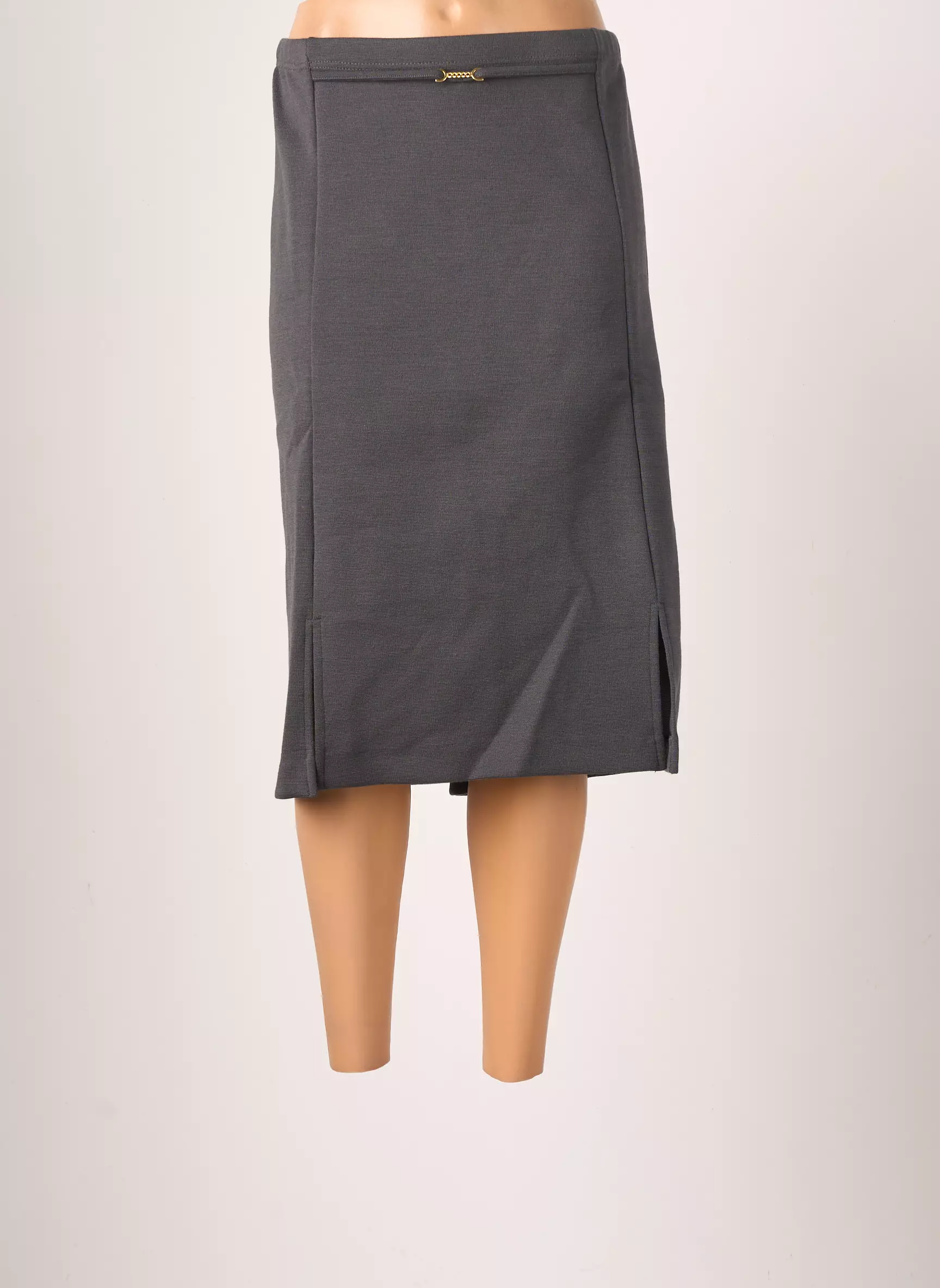 Damart Jupes Mi Longues Femme couleur gris