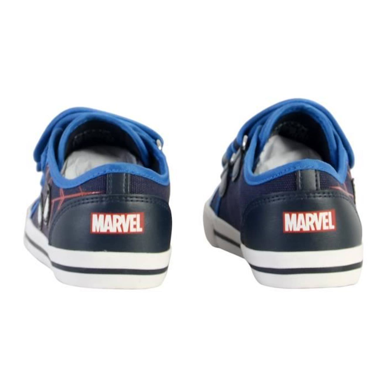 Basket à Scratch Plate Geox Enfant Kilwi Canv+Geobuck bleu