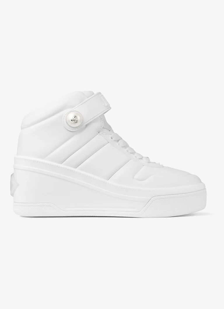 Jimmy Choo Del Mar teļādas kedas ar logotipu
