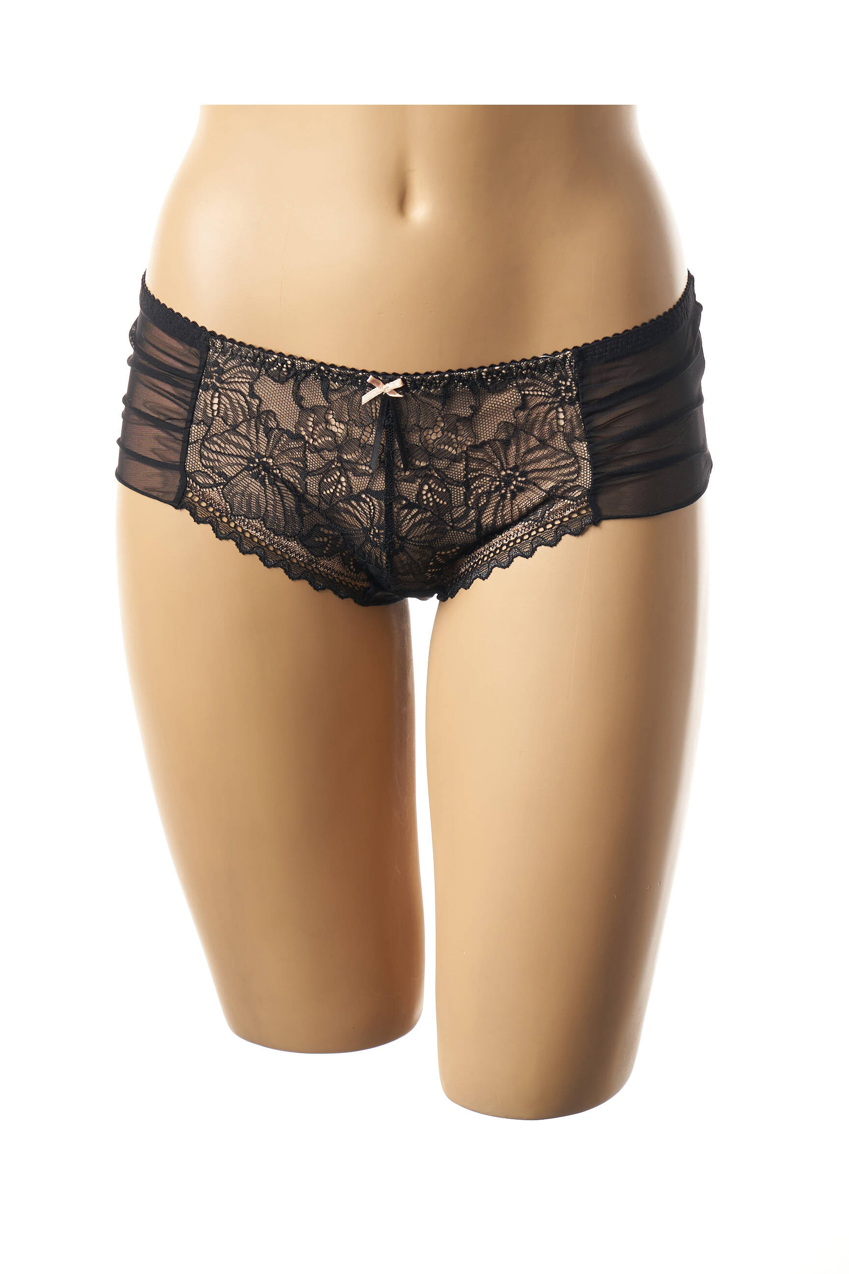 Cache Coeur Lingerie Maternite Femme couleur noir