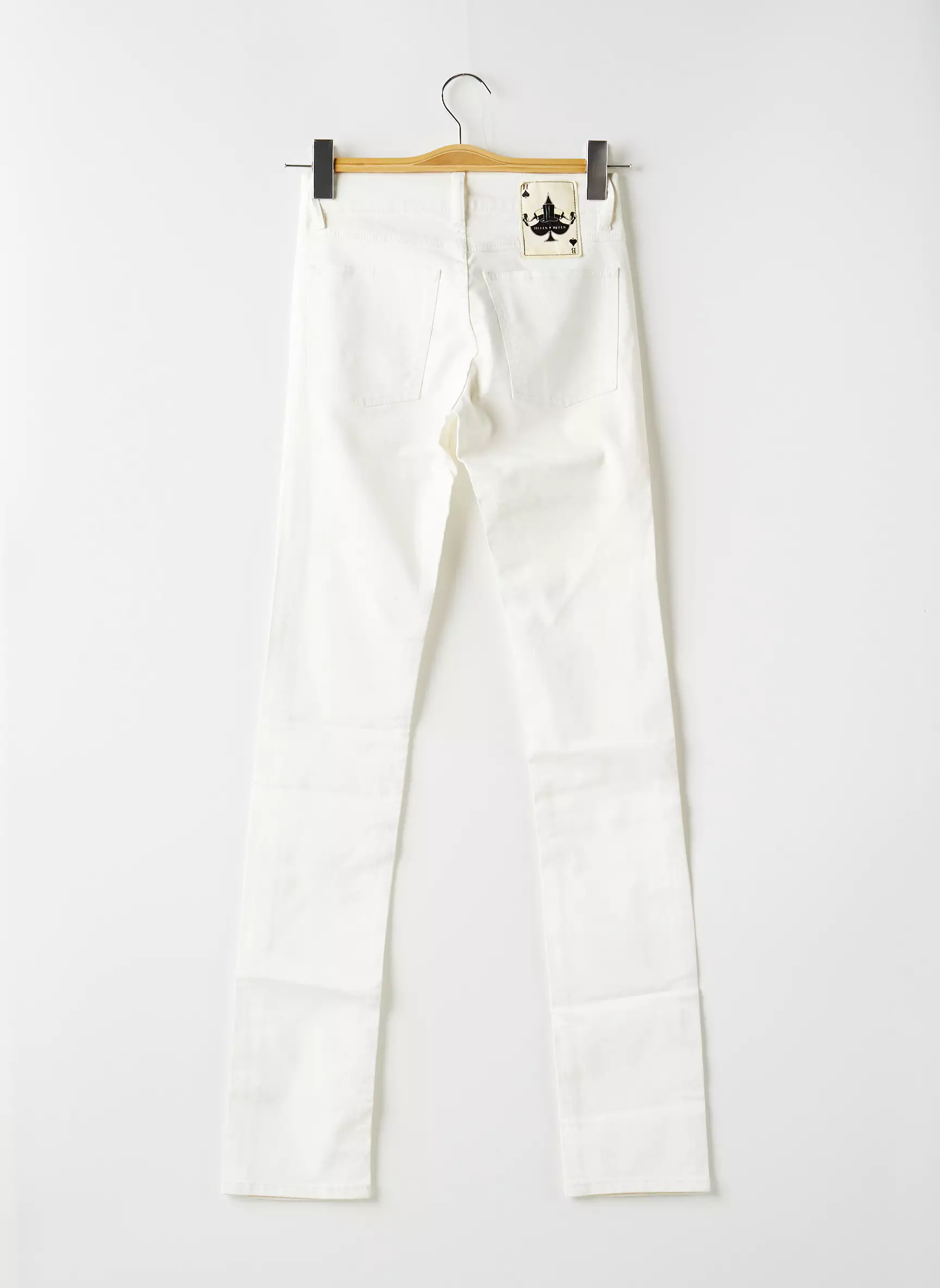 Hells Bells Pantalons Slim Femme couleur blanc