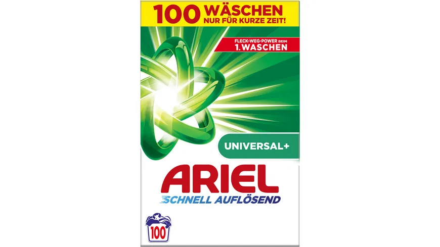 Ariel Universalwaschmittel Pulver schnell auflösend 6 kg