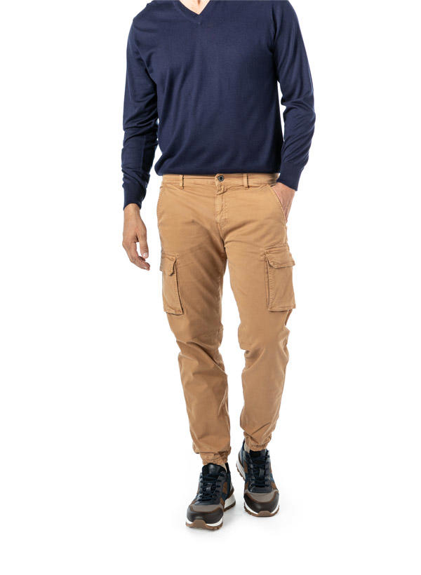 GAS, Cargohose, Baumwolle, camel