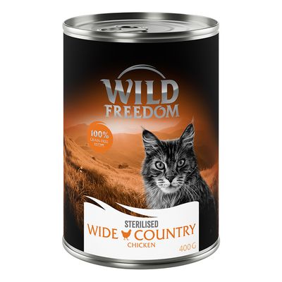 Wild Freedom Adult Sterilised 6 x 400 g - getreidefreie Rezeptur