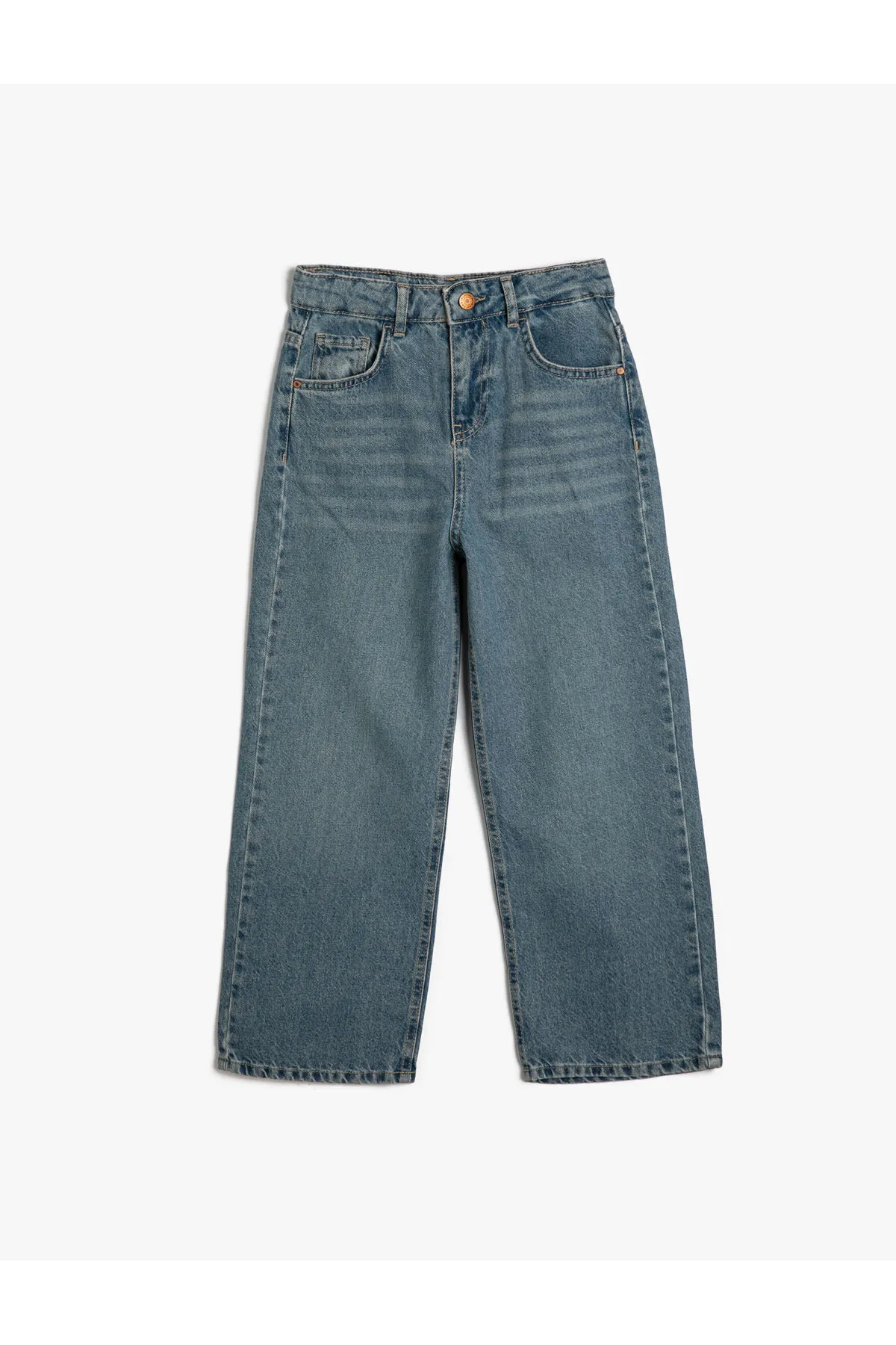 Koton  Jeanshose, gerades Bein, Tasche, gerade Jeans aus Baumwolle