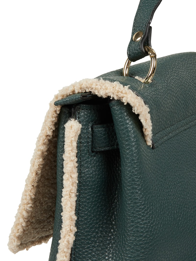 Handtasche aus Leder in bottle