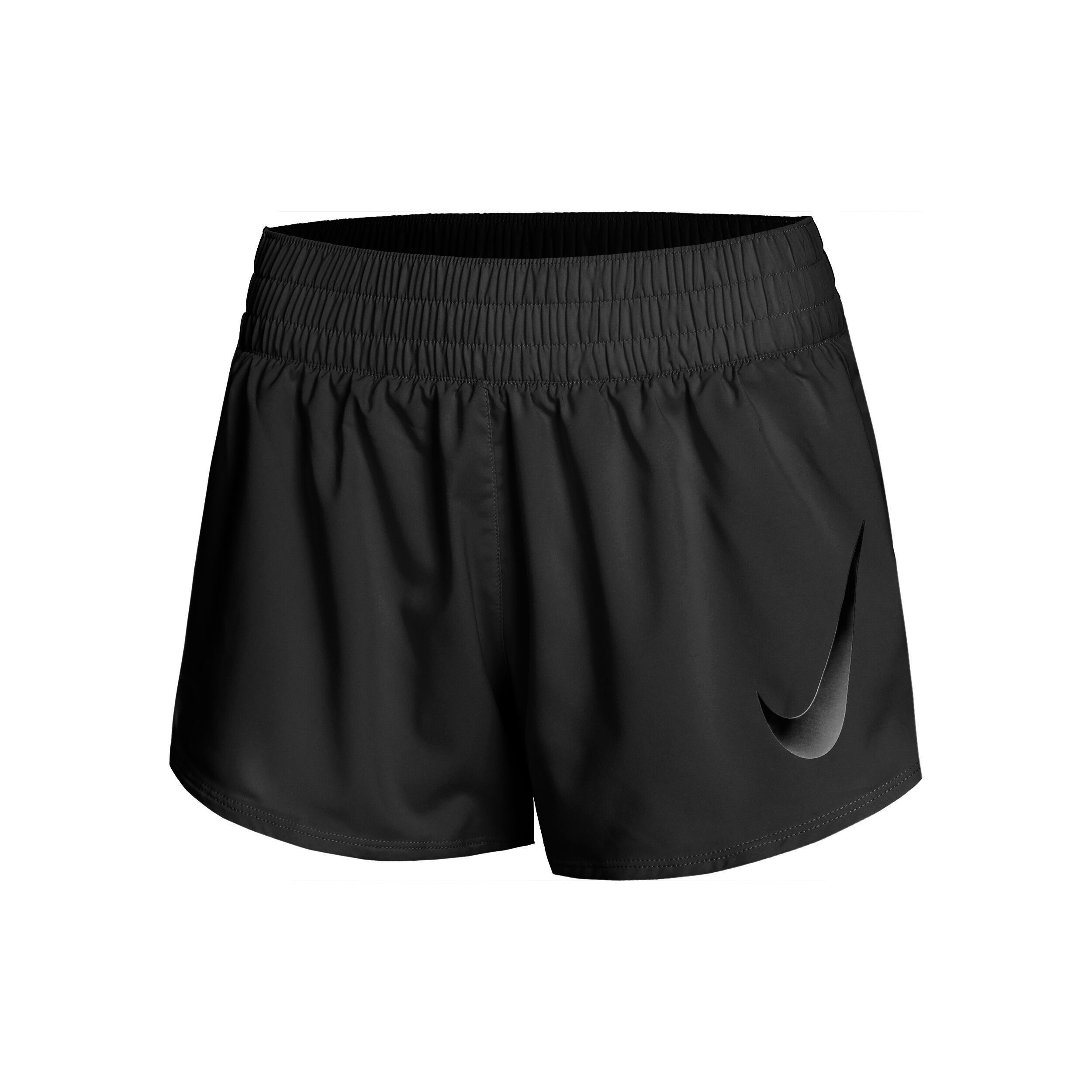 Swoosh Veneer Shorts Damen - Schwarz