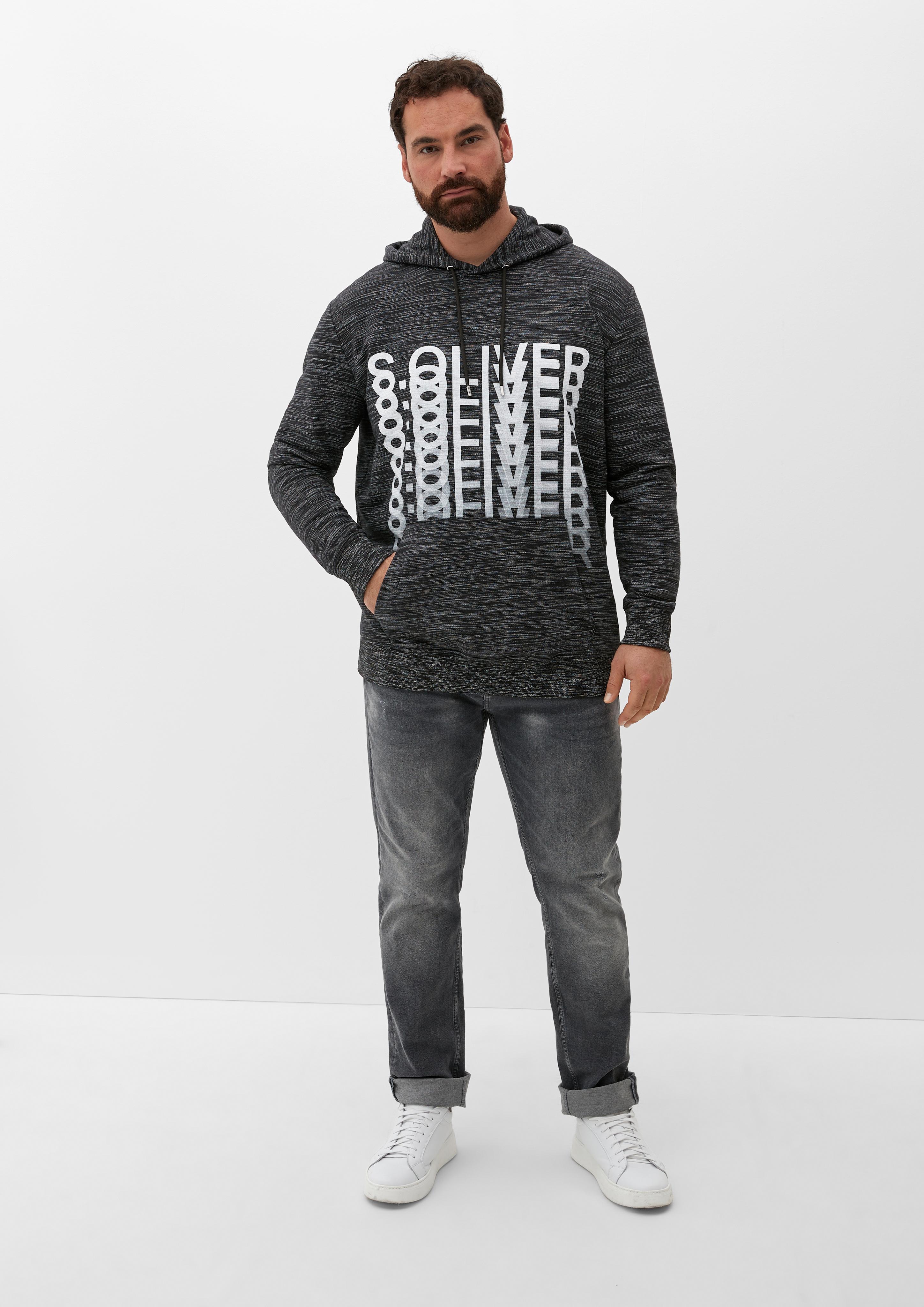 Hoodie mit Frontprint  2128249-99D1