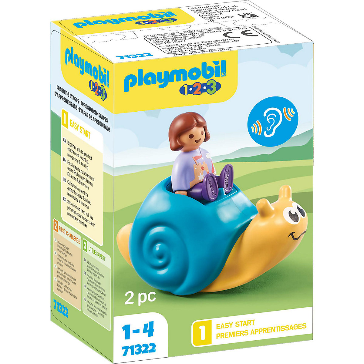 PLAYMOBIL® 71322 1.2.3.: Schaukelschnecke mit Rasselfunktion