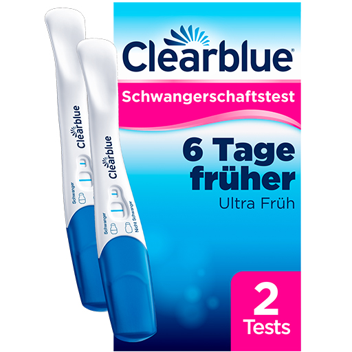 CLEARBLUE Schwangerschaftstest frühe Erkennung  2 St  Test