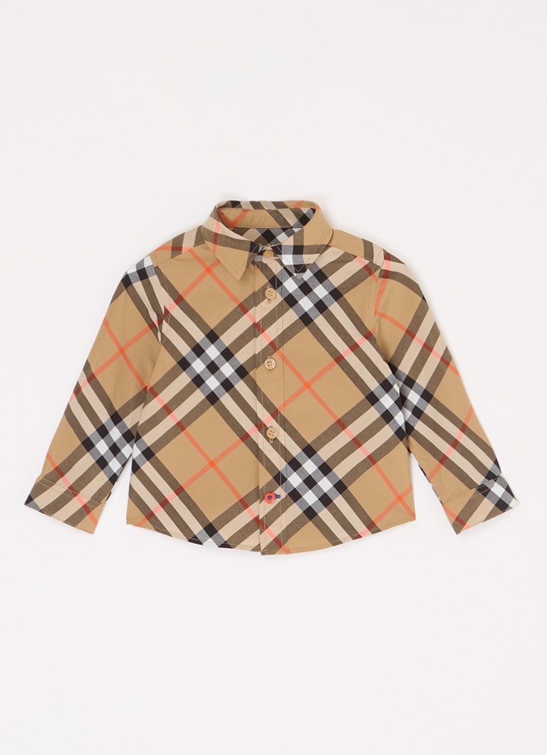 Cămașă Burberry Owen din bumbac organic