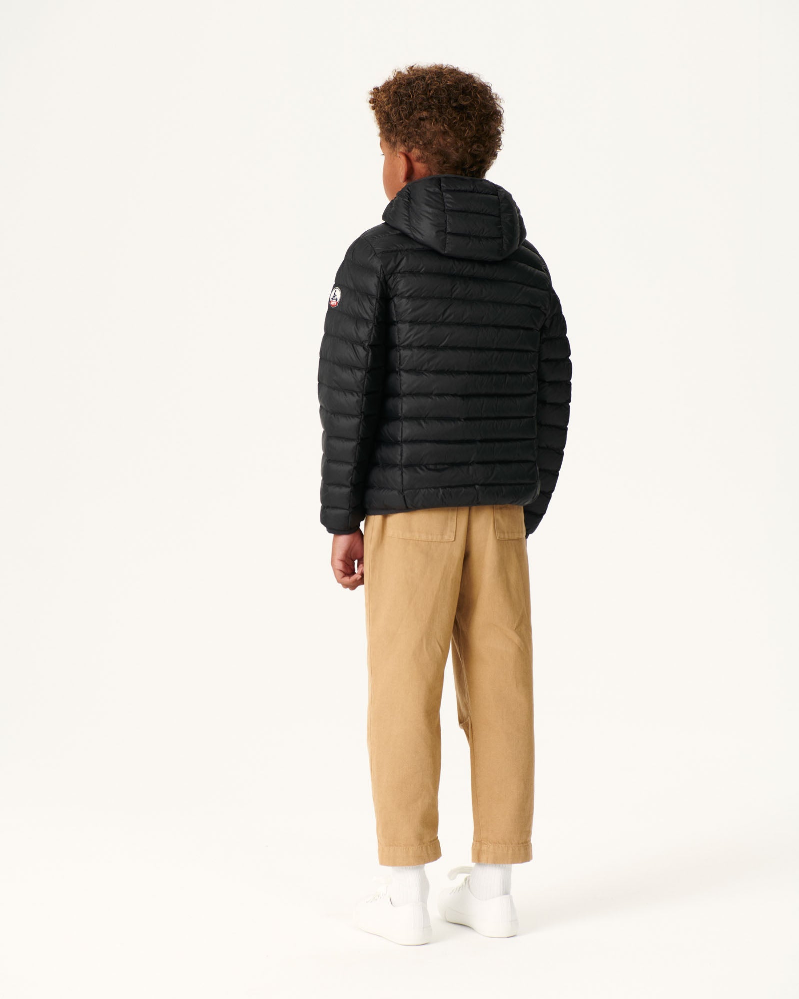 Doudoune légère à capuche enfant Noir Hugo