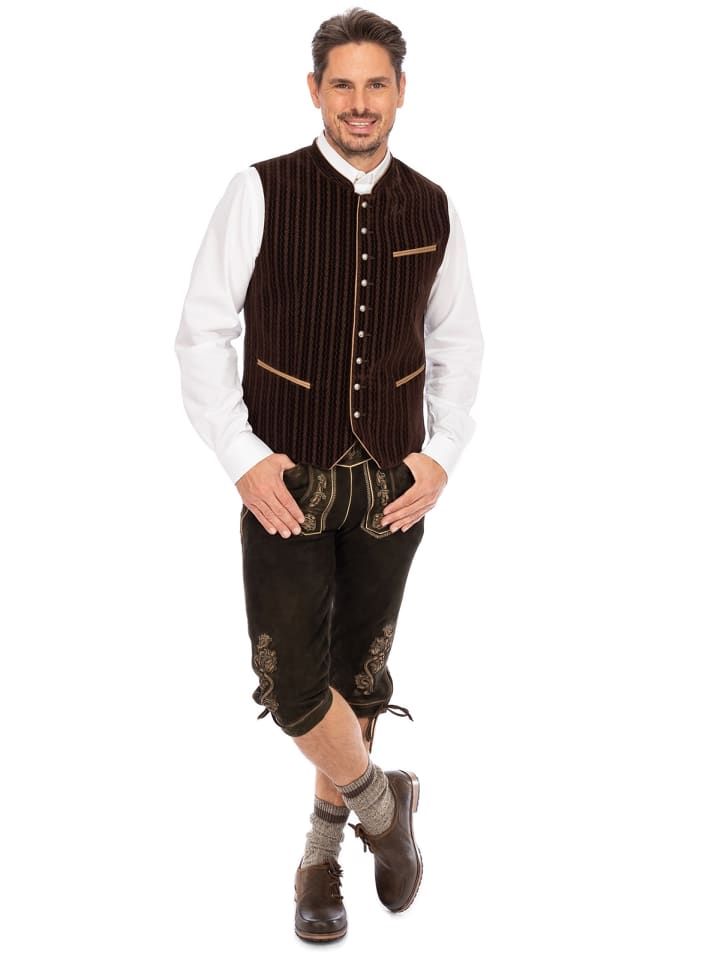 MADDOX Samtweste EDGAR in braun günstig kaufen