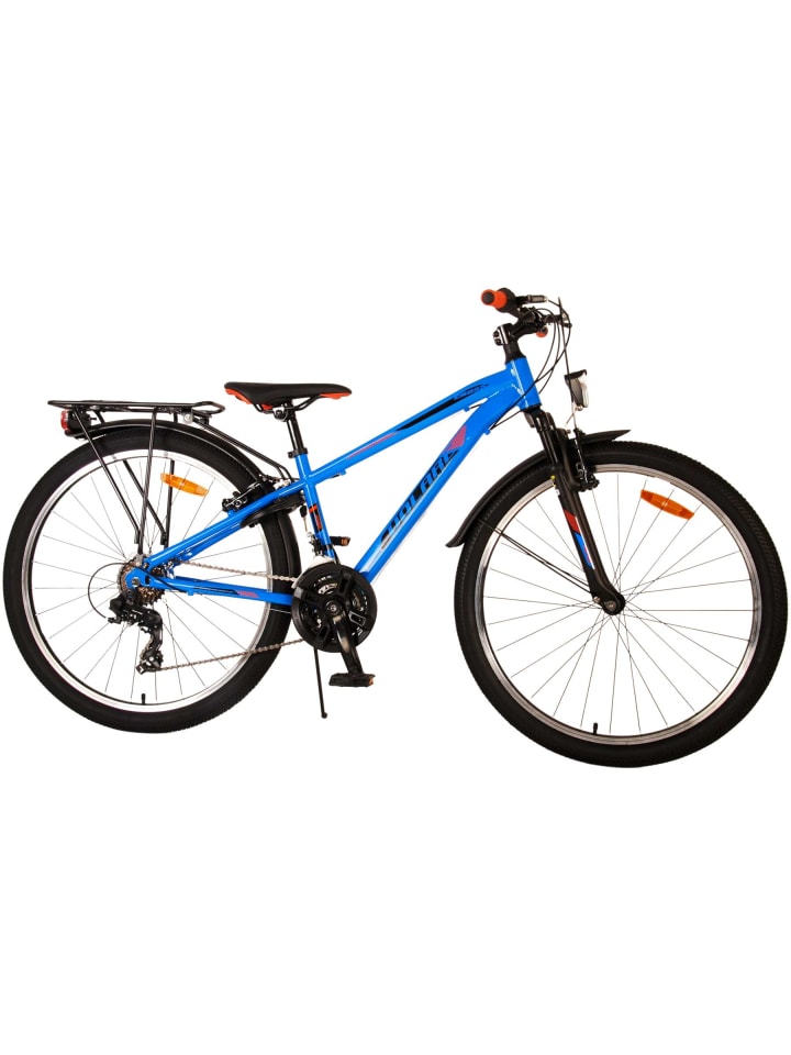 Volare Kinderfahrrad Cross für Jungen 26 Zoll Kinderrad in Blau, 18 Gänge 9 Jahre günstig kaufen onesize