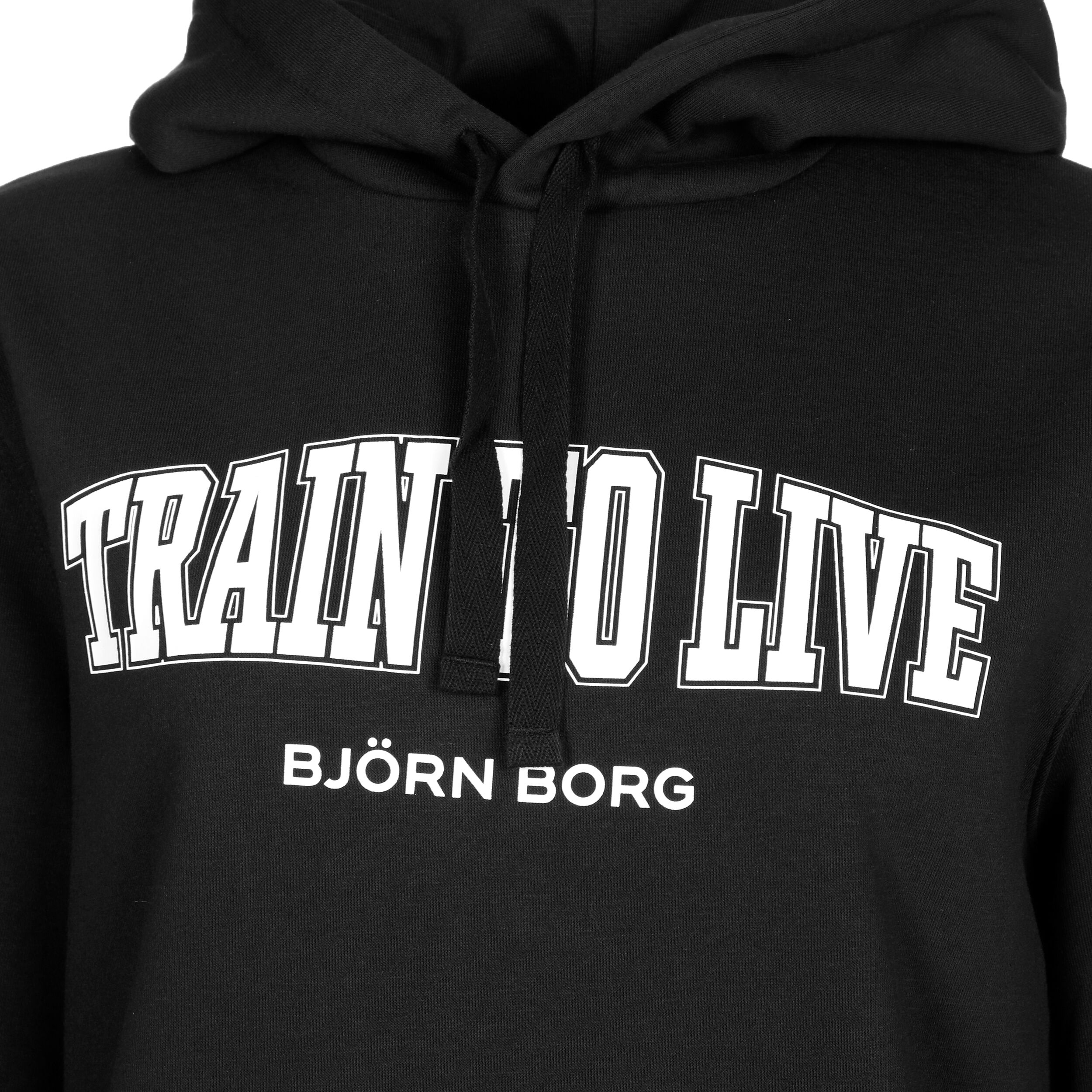 Borg Essential Hoody Damen - Schwarz, Weiß