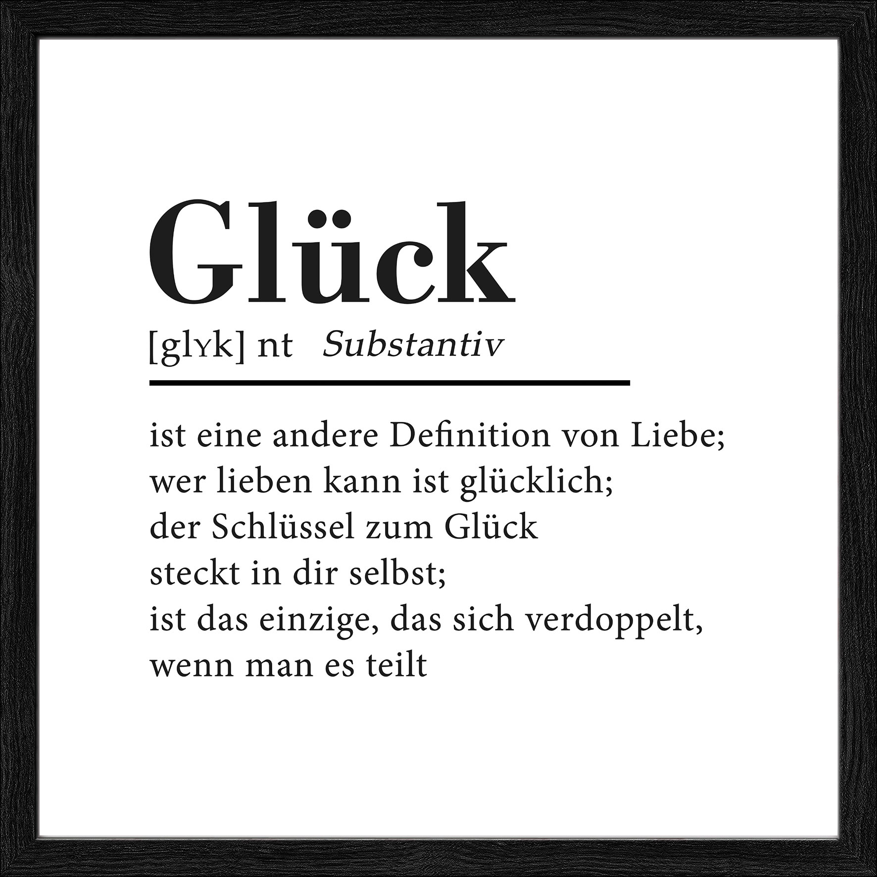 Pro ArtKunstdruck gerahmt 32,5x32,5cm