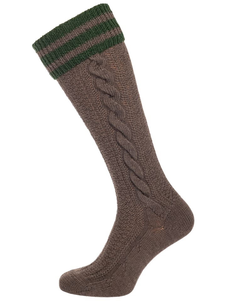 Lusana Kniestrümpfe L8995R-1119 in mittelbraun günstig kaufen 38-40