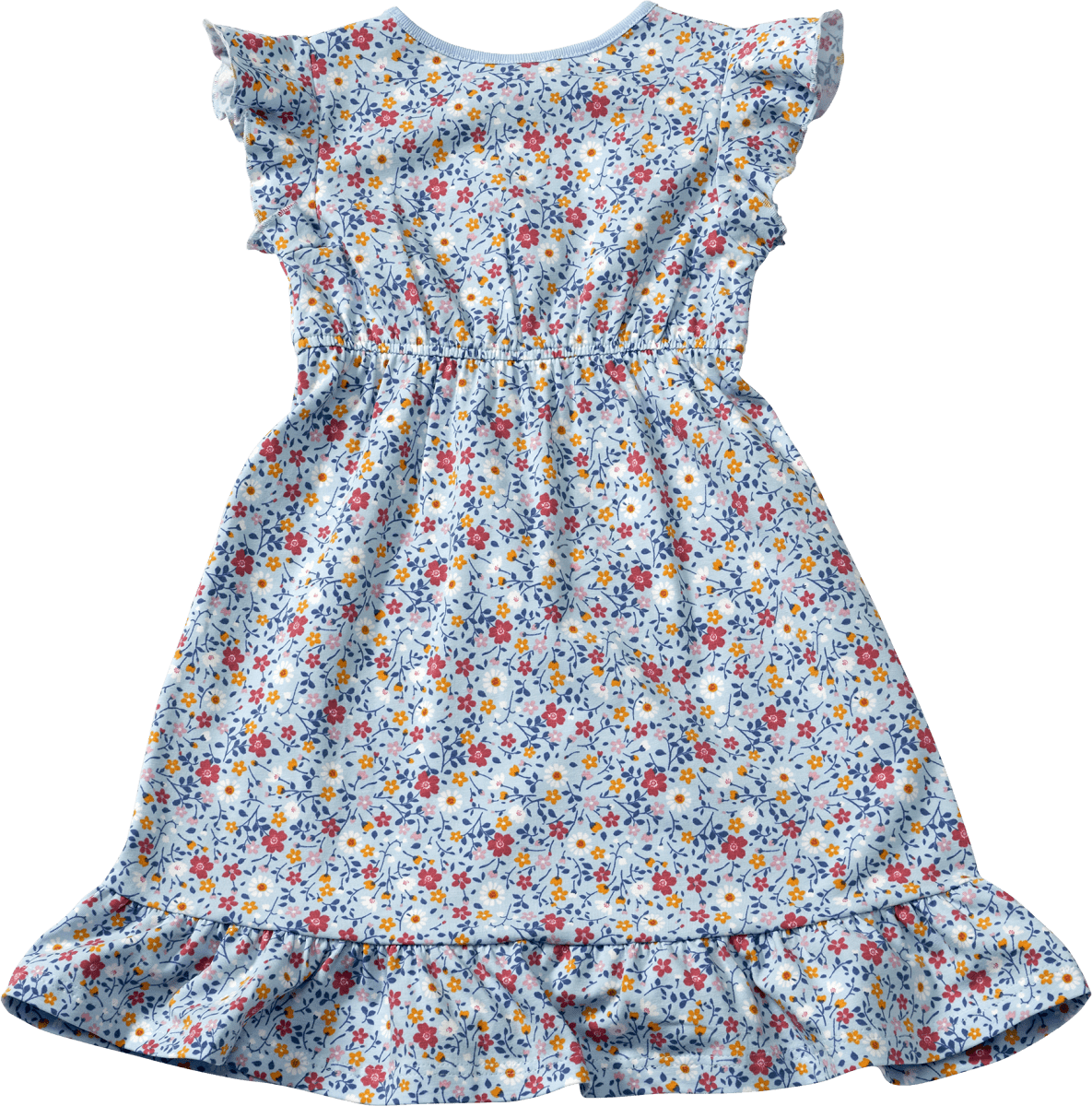 Kleid Pro Climate mit Blumen-Muster, hellblau, Gr. 122, 1 St