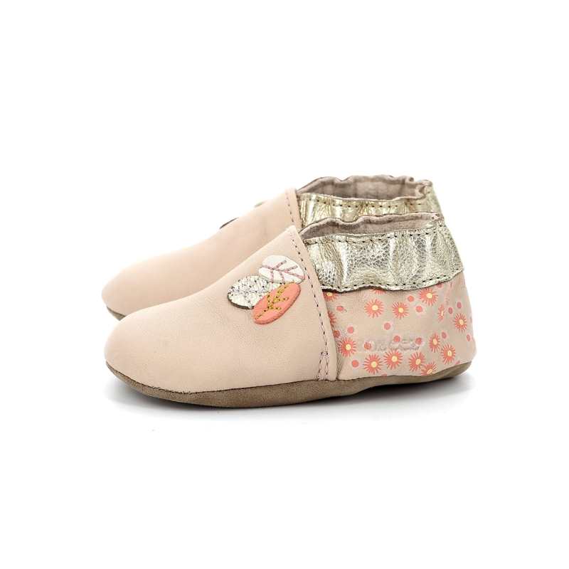 Chaussons cuir tannage vegetal Leaf Season