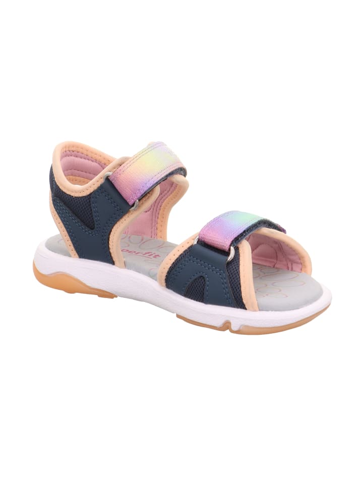 superfit Sandale PEBBLES in Blau/Orange günstig kaufen