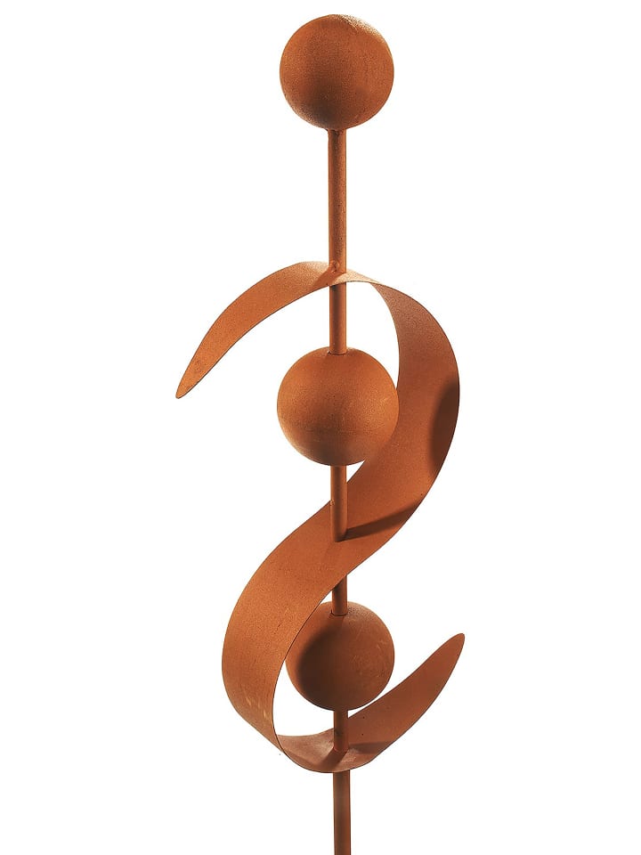 kobolo Gartendekoration RUSTY WAVE in Braun günstig kaufen onesize